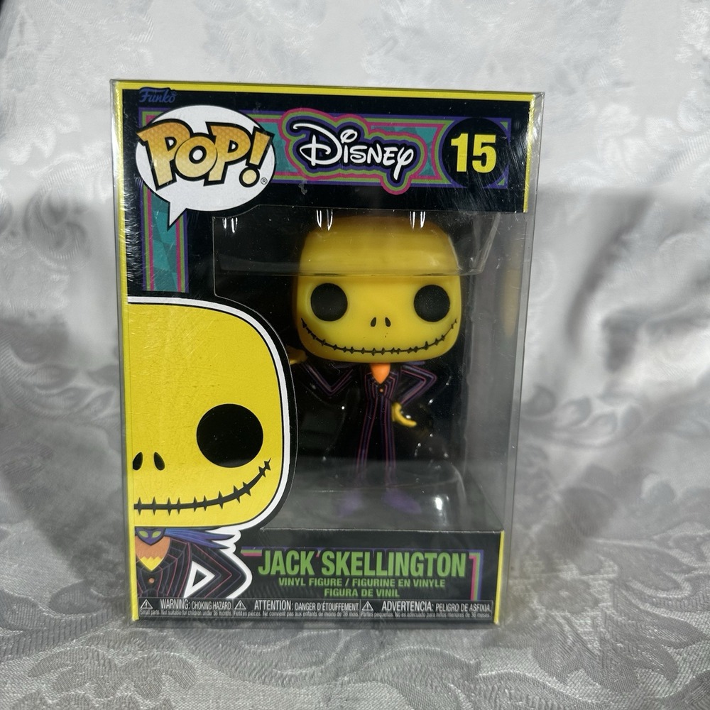 Funko Pop!‎ Vinyl: Disney Jack Skellington (Black Light) #15 Nightmare Christmas